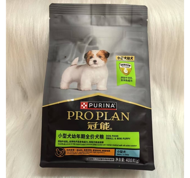 冠能小型犬幼年期全价犬粮400g