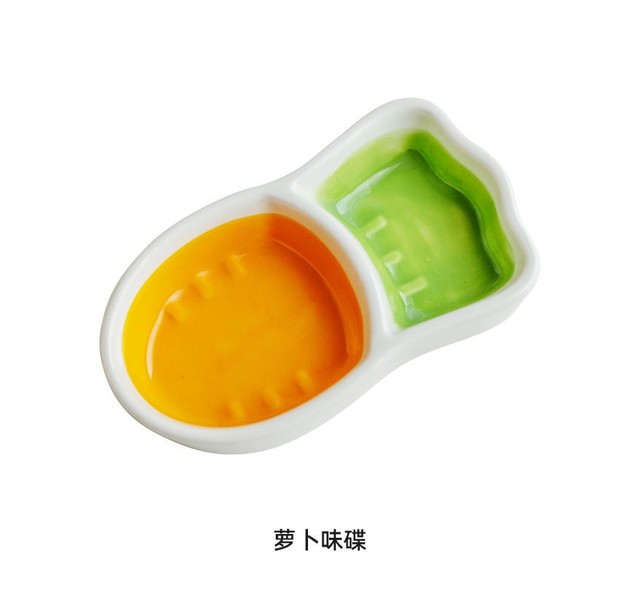 釉下彩陶瓷胡萝卜碗