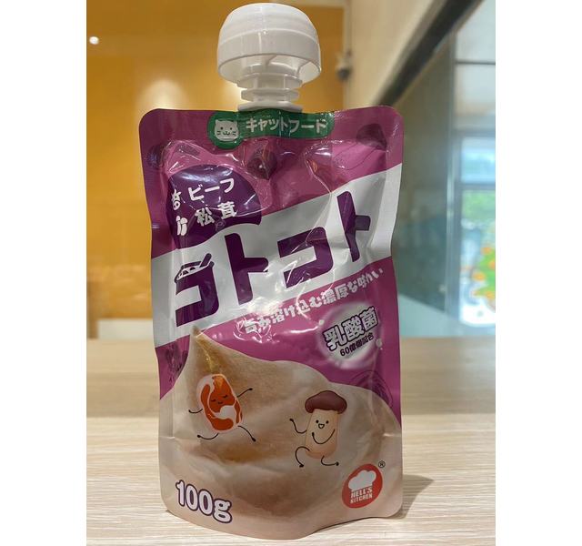 地狱厨房牛肉松茸咕噜酱（猫用）