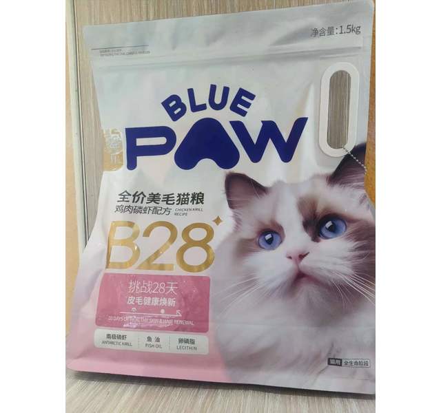 蓝爪美毛猫粮鸡肉磷虾