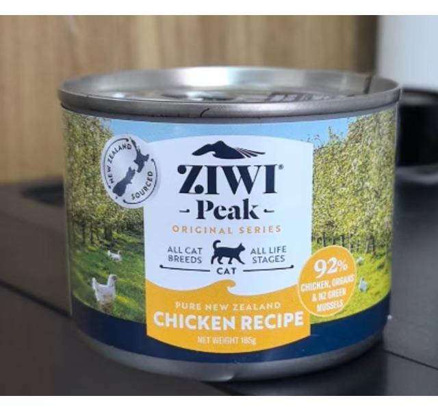 新西兰ziwipeak巅峰猫主食罐头成猫幼猫鸡肉配方185g