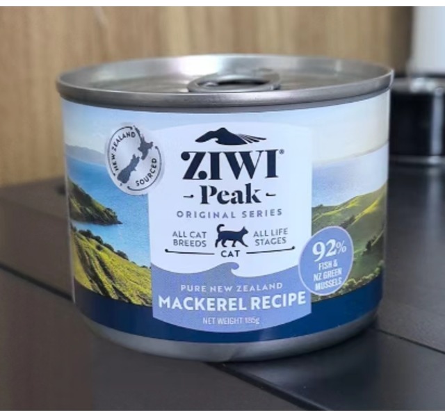 菲漾宠物新西兰ziwipeak巅峰进口主食马鲛鱼罐头185g