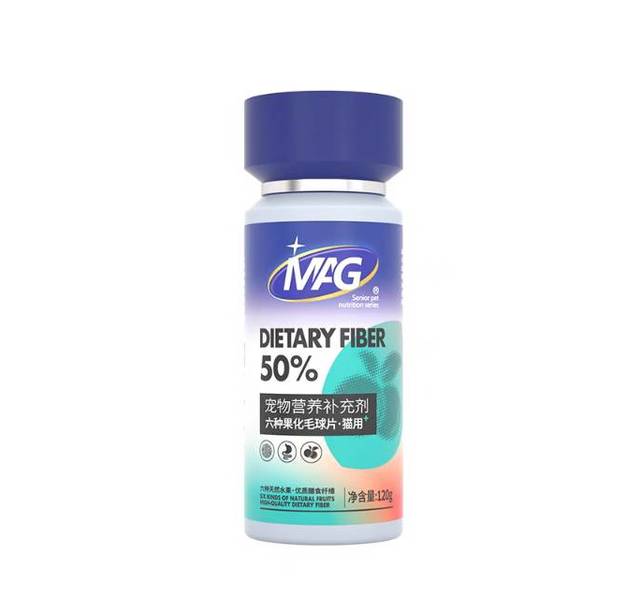 MAG 猫咪膳食纤维六种水果化毛球片120克