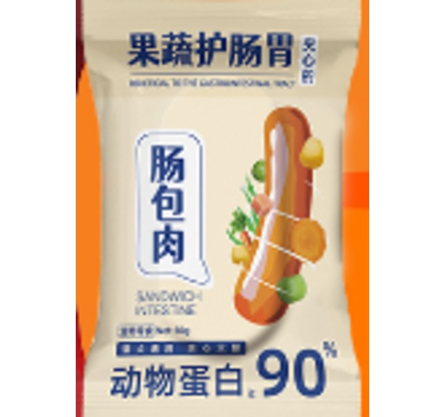关谷庄 夹心肠包肉 猫犬通用 果蔬肉肠50g