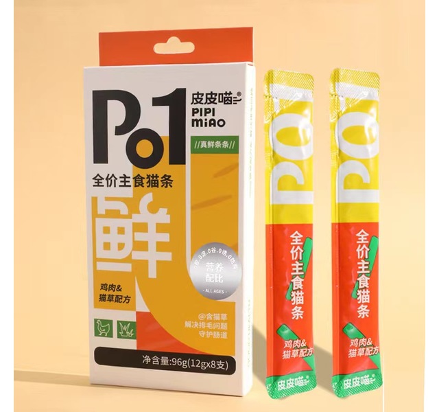 皮皮喵真鲜条条主食猫条