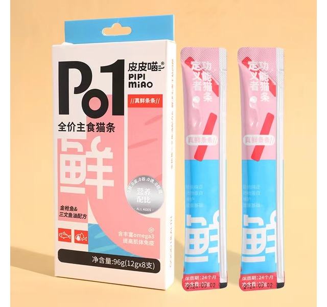 皮皮喵真鲜条条主食猫条
