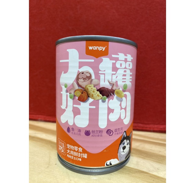 顽皮鸡肉芝士罐头
