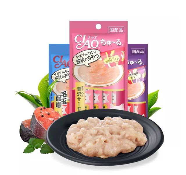 伊纳宝啾噜肉泥烤金枪鱼鲣鱼味