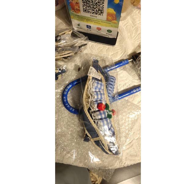 樱桃格子花边小型犬胸背牵引